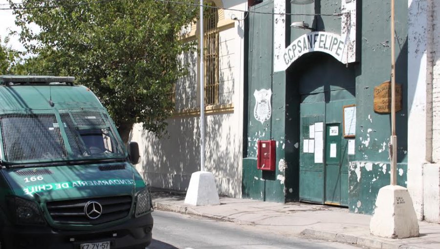 Gendarmería sorprendió a abogado entregando bolsa con droga a interno de la cárcel de San Felipe
