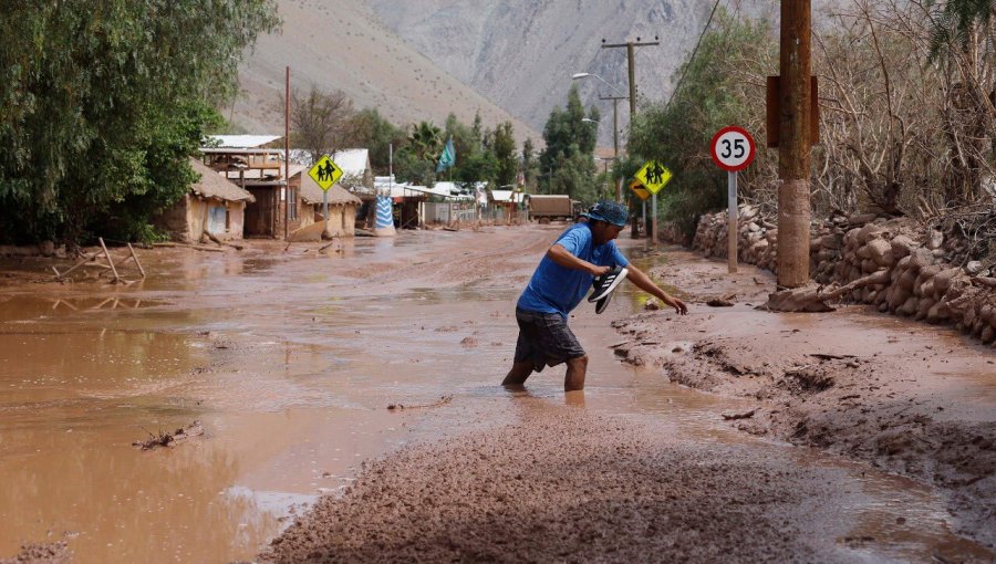 168 pequeños agricultores afectados y 62 canales dañados debido a lluvias en Alto del Carmen