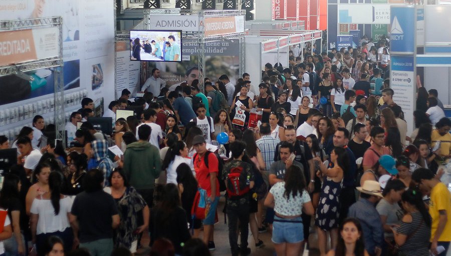 Feria de postulación y matrícula a la Educación Superior se realizará en Santiago, Viña del Mar y Concepción