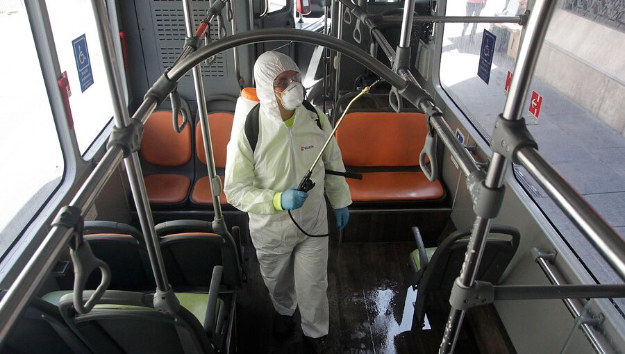Ministerio de Transportes refuerza sanitización en buses del sistema RED