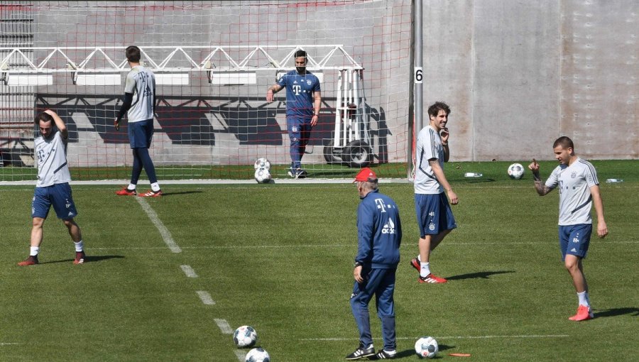Bayern Múnich volvió a los entrenamientos con resguardos especiales por el Covid-19