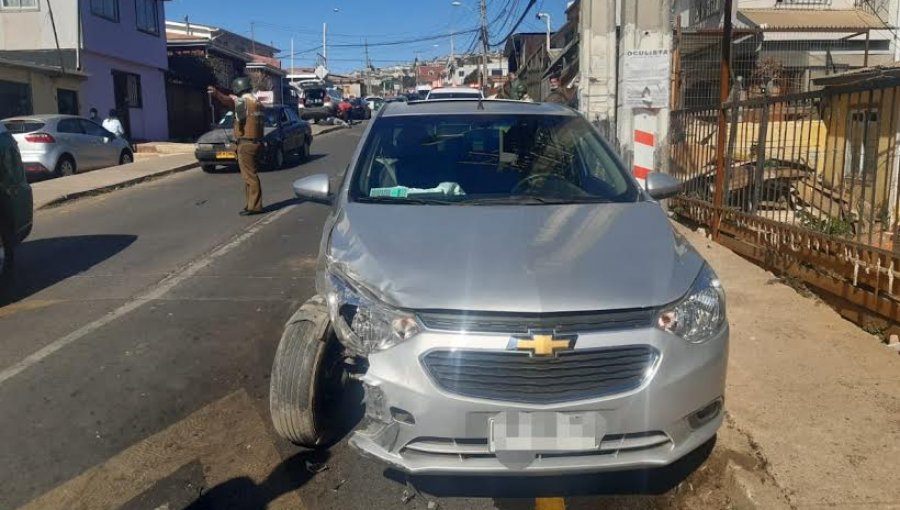 Recuperan vehículo de App que fue violentamente robado en Valparaíso