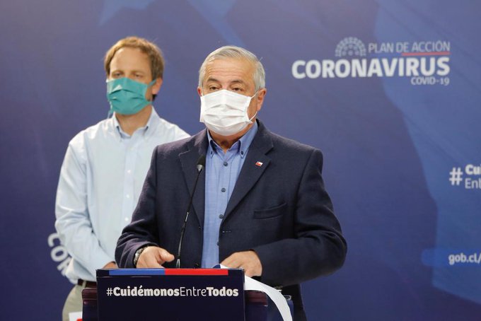 Coronavirus en Chile: Gobierno reportó 43 fallecidos y 3.536 casos en las últimas 24 horas
