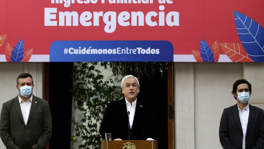 Presidente Piñera anunció que Gobierno adelantó para este sábado el primer pago del ingreso familiar de emergencia