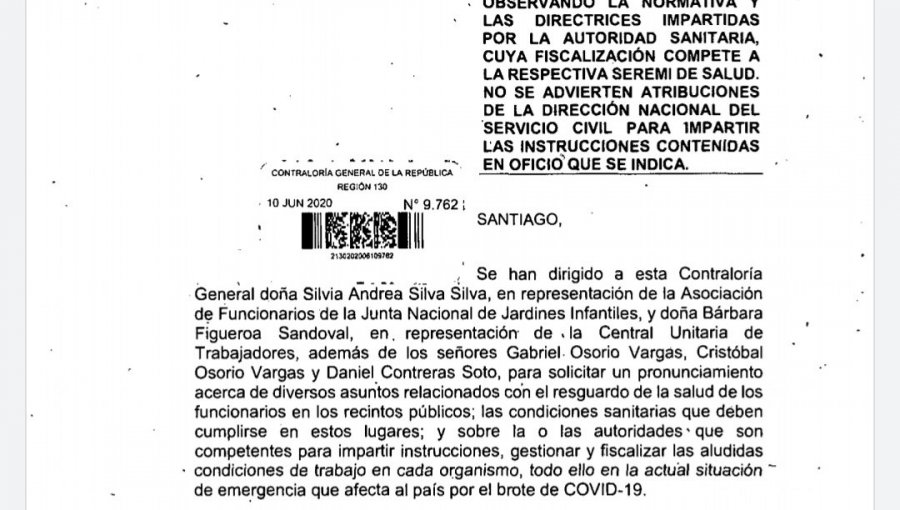 Contraloria declara ilegal el instructivo del Gobierno para retorno al trabajo presencial de funcionarios públicos