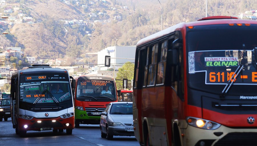 Transporte público se mantendrá operativo en Valparaíso y Viña del Mar durante la cuarentena
