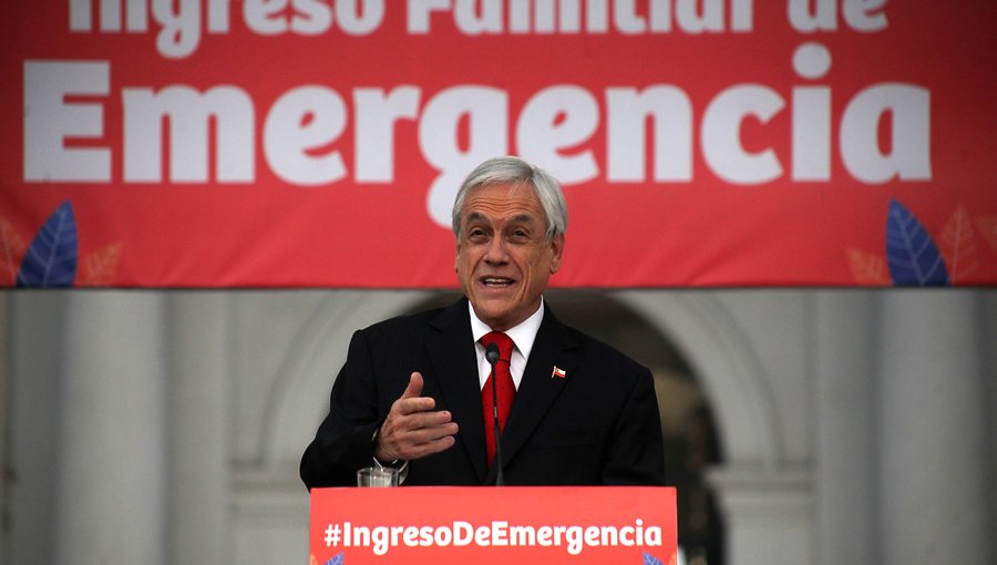 Presidente Piñera firma el proyecto de ley que amplía el Ingreso Familiar de Emergencia