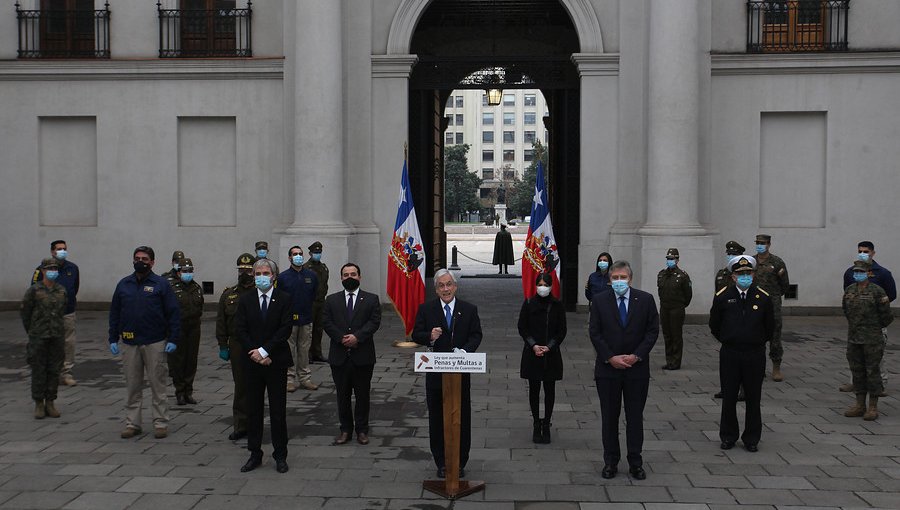 Presidente Piñera promulgó ley que endurece sanciones a quienes infrinjan medidas sanitarias