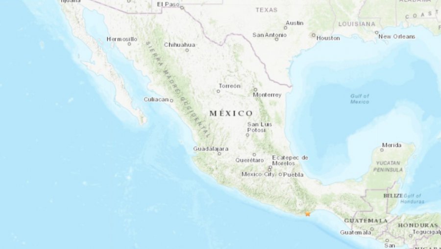 Terremoto de magnitud 7,5 sacude al sureste de México: SHOA descarta tsunami en Chile