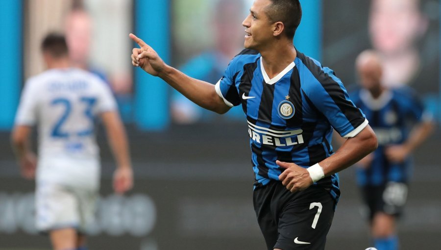 El Inter de Milán goleó a Brescia con Alexis Sánchez de titular y figura