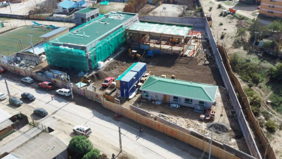 63% de avance presentan las obras de construcción de la nueva Subcomisaría de Carabineros en El Belloto