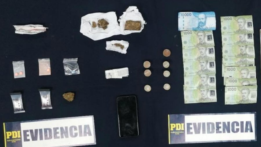 Sujetos que vendían drogas por medio de una aplicación fueron detenidos en El Tabo