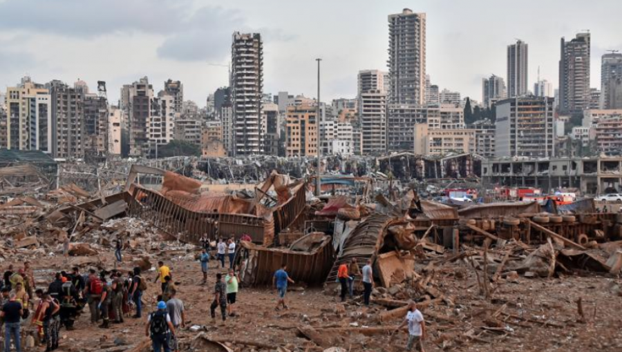 Unos 70 muertos y al menos 2.700 heridos es el saldo de la megaexplosión que sacudió a Beirut