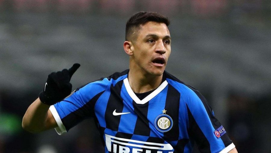 Alexis vio acción en la clasificación del Inter a cuartos de la Europa League