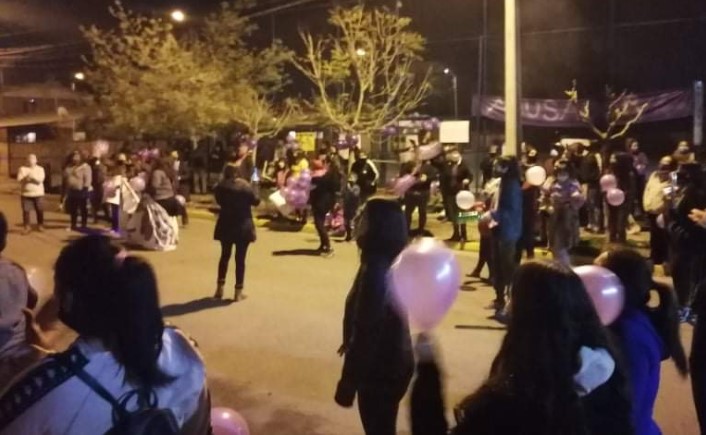 Vecinos se manifestaron por salida de prisión preventiva de acusado por abusos contra menores en Santa María