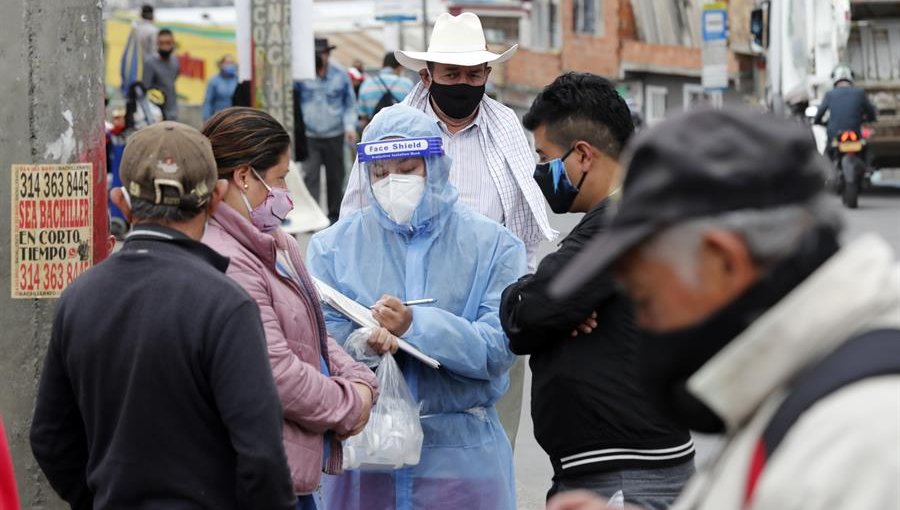 Colombia sufre los embates del coronavirus registrando en un día 362 muertes y 12.066 nuevos contagios