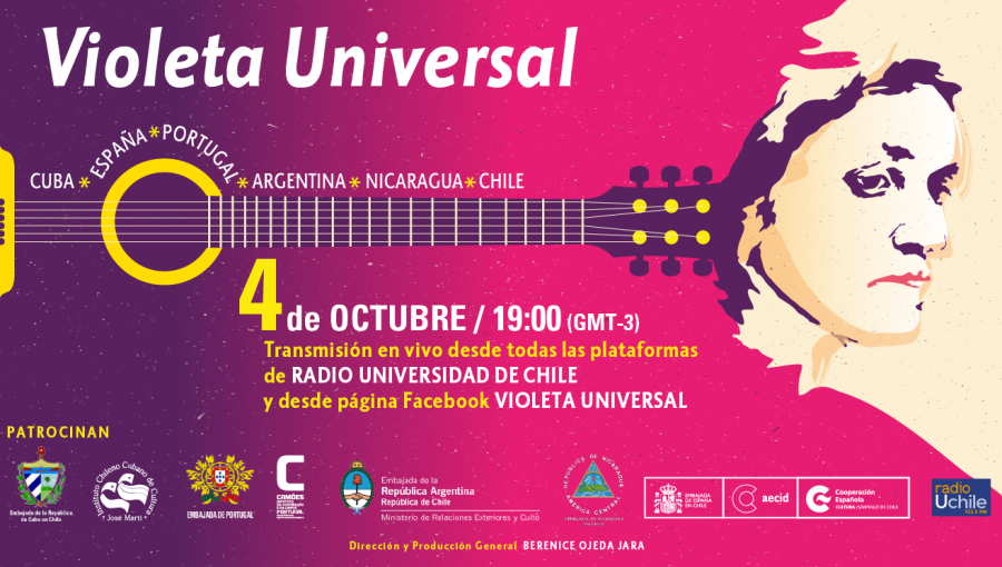 Artistas nacionales y extranjeros participarán en homenaje a Violeta Parra