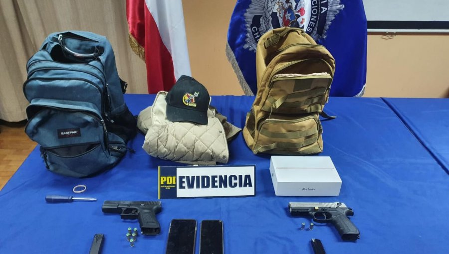 Operativo con agente encubierto permite detener a dos sujetos por robo con violencia en Limache