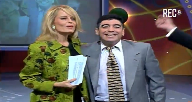 La recordada visita de Diego Maradona al estelar «Viva el lunes» de Canal 13