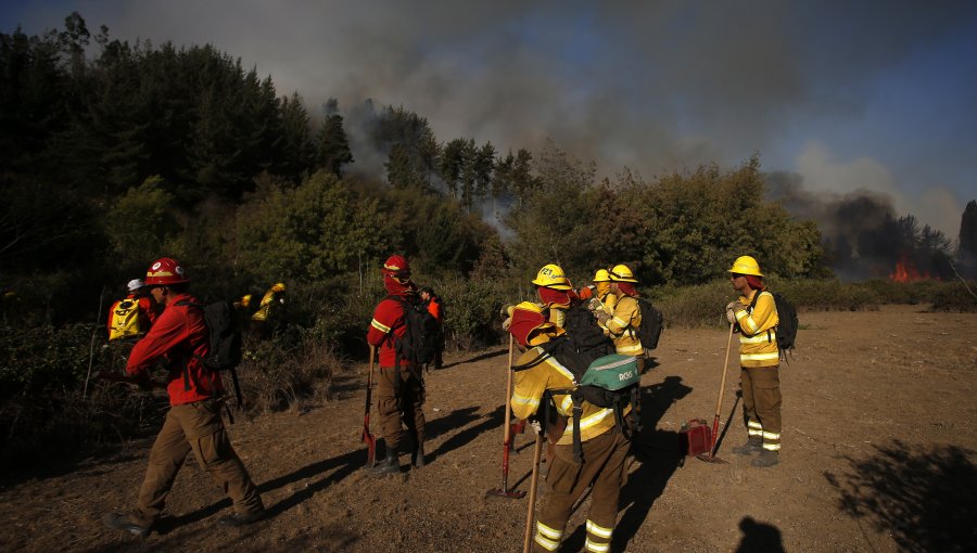 Factor 30-30-30 pone en alerta a la zona central del país ante posibles incendios forestales