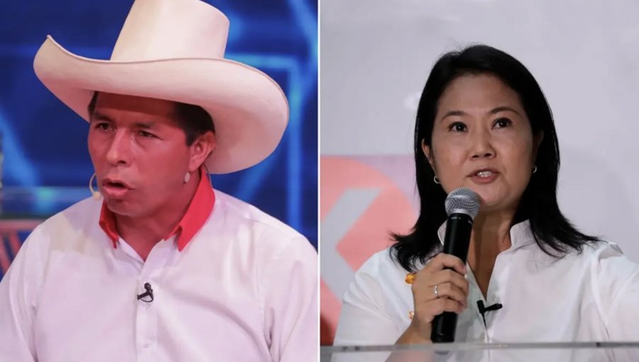 Con más del 95% escrutado, Pedro Castillo y Keiko Fujimori se perfilan para la segunda vuelta presidencial en Perú