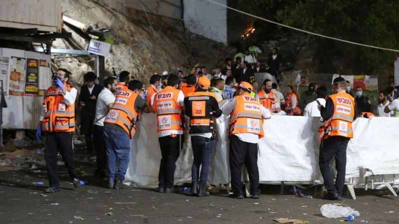 Tragedia en Israel: Al menos 44 muertos deja estampida durante festival religioso