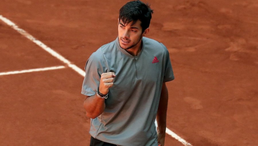 Cristian Garin debutó con triunfo y avanzó a segunda ronda del Masters 1.000 de Roma