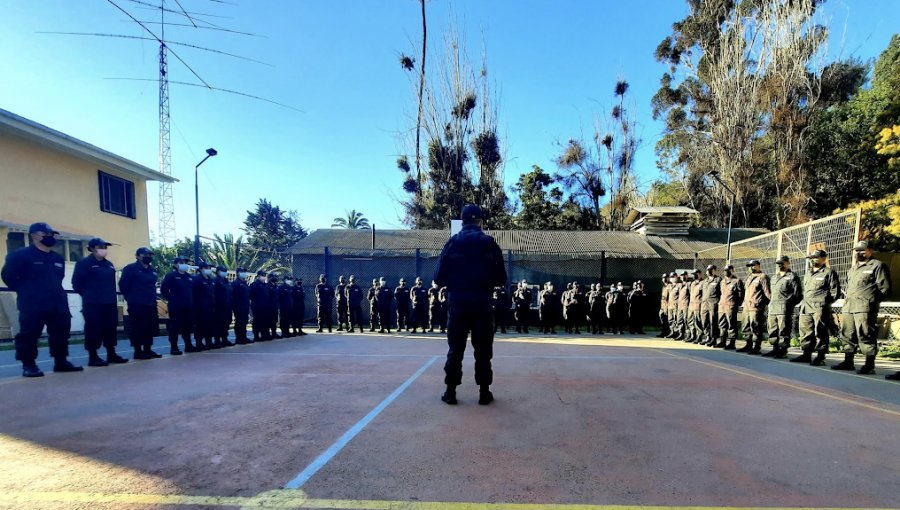 100 nuevos gendarmes se suman al trabajo penitenciario en unidades de la región de Valparaíso