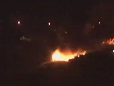 Declaran Alerta Roja para la comuna de Valparaíso por incendio forestal en el cerro Jiménez