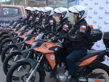 Municipalidad de Viña del Mar incorpora seis motocicletas todo terreno para fortalecer patrullajes preventivos