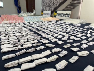 Cuatro detenidos y más de un kilo de droga incautado deja operativo de la PDI en Villa Alemana